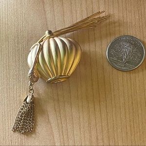 Vintage perfume bottle brooch